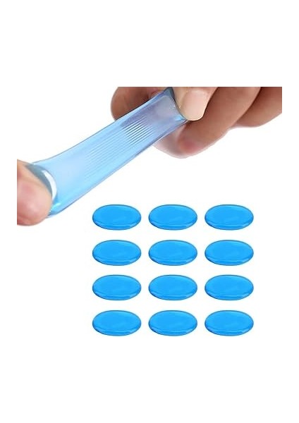 Adet Drum Damper Pad, Silikon Kendinden Yapışkanlı Davul Silencer Perküsyon Enstrüman Aksesuarı Davul Ton Kontrolü Için Mavi indirimleri