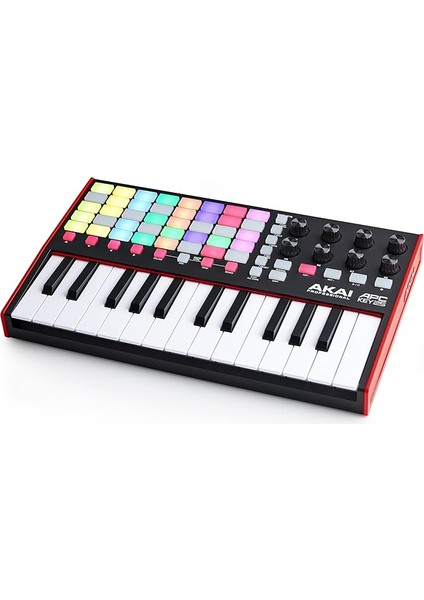 Professional Apc Key 25 - USB Mıdı Klavye Controller, 37 Mini Tuş, Ableton Live Lite, 40 Rgb Pedleri ve Klip Başlatma Için 8 Farklı Düğme
