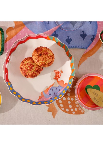 Luohu Porselen Pasta Tabağı 19x19x2 Cm Renkli fiyatları