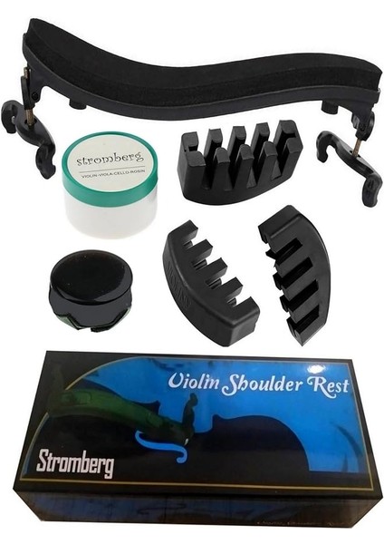 Keman Yastığı 4/4-3/4 + Reçine + Susturucu Keman Için Uyumlu