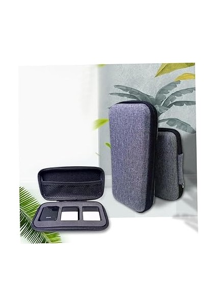 2 Adet Kulaklık Saklama Çantası Kablosuz Mikrofon Kulaklık Kutusu Taşınabilir Kablo Düzenleyici Dış Mekan USB Kablo Düzenleyici Depolama Kutusu Dijital Ürün Çantası Eva Grey modelleri