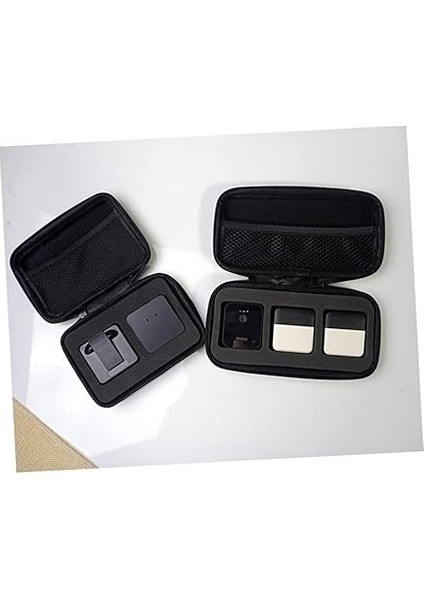 2 Adet Kulaklık Saklama Çantası Kablosuz Mikrofon Kulaklık Kutusu Taşınabilir Kablo Düzenleyici Dış Mekan USB Kablo Düzenleyici Depolama Kutusu Dijital Ürün Çantası Eva Grey indirimleri
