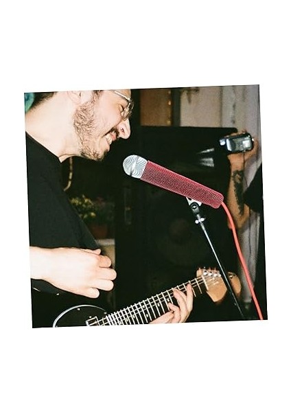 Elmas Seti Kablosuz Mikrofon Kablosuz El Mikrofonu Kulp Kılıfı Mikrofon Kolu Koruyucu Kılıf Mikrofon Kapağı Değişimi Mikrofon Kılıfı Mikrofon Aksesuarı Bez Kırmızı modelleri