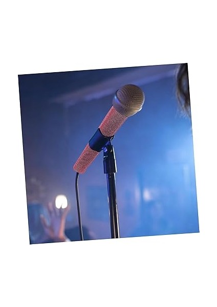 Elmas Seti Kablosuz Mikrofon Kablosuz El Mikrofonu Kulp Kılıfı Mikrofon Kolu Koruyucu Kılıf Mikrofon Kapağı Değişimi Mikrofon Kılıfı Mikrofon Aksesuarı Bez Kırmızı indirimleri