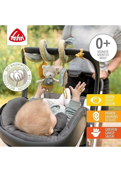 Aktivite Spiral Ayı Yatak, Oyun Parkı, Bebek Koltuğu ve Araba Koltuğu Için Bebek Oyuncağı - 0+ Aydan Itibaren Bebekler ve Küçük Çocuklar Için Motor Beceri Oyuncağı fiyatları