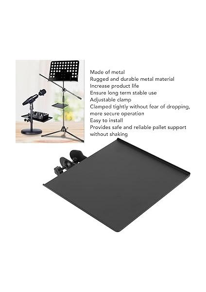 Kartı Tepsisi, Kolay Kurulum, Metal Evrensel Güçlü Yük Taşıyan Ayarlanabilir Ses Kartı Rafı, Canlı Yayın Için Kayıt Için (L) modelleri