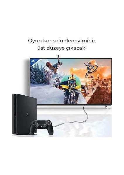 NHD05 4K@60Hz Yüksek Hızlı HDMI & Ethernet Kablosu, 18GBPS Veri Aktarım Hızı, HDMI 2.0, Full Hd 3D Ready Teknolojisi, Pvc Kaplama, Bilgisayar Monitörü, UHD Tv, Ps5, Ps4 Uyumlu 5 Metre Kablo modelleri