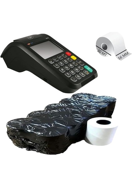 Kasa Pos Rulosu Termal 56MMX30MT Termal Pos Rulosu 50 Adet