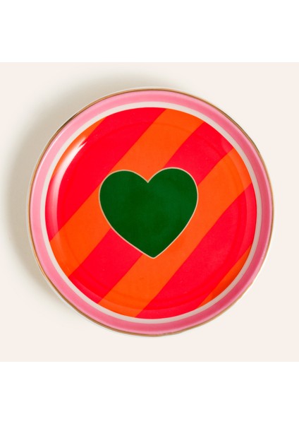 Luohu Porselen Tabak 10x10x1 Cm Renkli