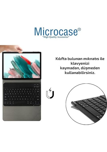 Galaxy Tab A8 X200 10.5 Bluetooth Klavyeli Kılıf - Bkk4 fırsatları