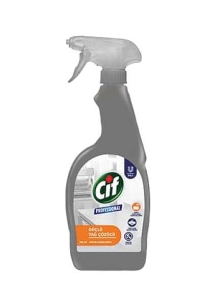 Cif Profesyonel Güçlü Yağ Çözücü Sprey 750 ml fiyatları