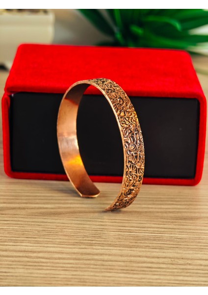 Saf Bakır Bileklik El Yapımı Üzerinde Özel Tasarımlar