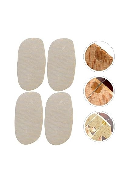 12 Adet Köprü Pedi Köprü Pedleri Keman E-String Koruyucuları Viyola Parçaları Keman Bandı Deri Keman Köprü Parşömen Pedi Deri Aracı Film Öğrenci Müzik Koyun Derisi fiyatları