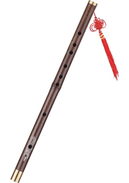 Profesyonel Siyah Bambu Dizi Flüt Geleneksel El Yapımı Çin Müzikal Nefesli Enstrüman C Çalışma Seviyesi