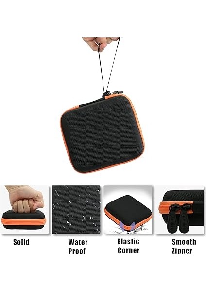 Sandisk Extreme Taşınabilir SSD SDSSDE60 Için Sert Taşıma Kılıfı/sandisk Taşınabilir SSD SDSSDE30 (Siyah ve Turuncu) (Sadece Kılıf) indirimleri