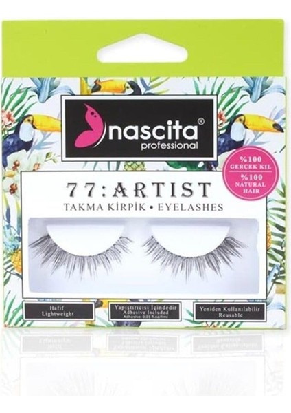 Nascita Artist Takma Kirpik (%100 Gerçek Kıl)