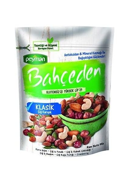 Peyman Bahçeden Çiğ Karışık Klasik, 165 gr