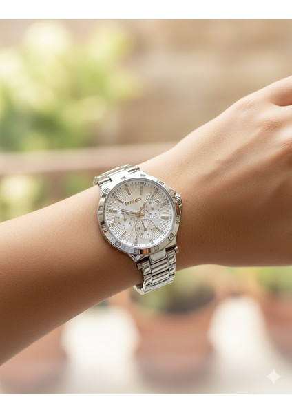 Kadın Kol Saati Gümüş Renk, Gümüş Kadran - Şık Metal Kordon, 2 Yıl Garantili modelleri