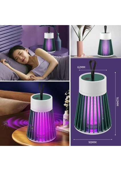 Iç ve Dış Mekanlar Için Şarjlı Sinek Öldürücü Sivrisinek Kovucu,uv Işıklı Sineksavar Taşınabilir Gece Lambası (5047) indirimleri