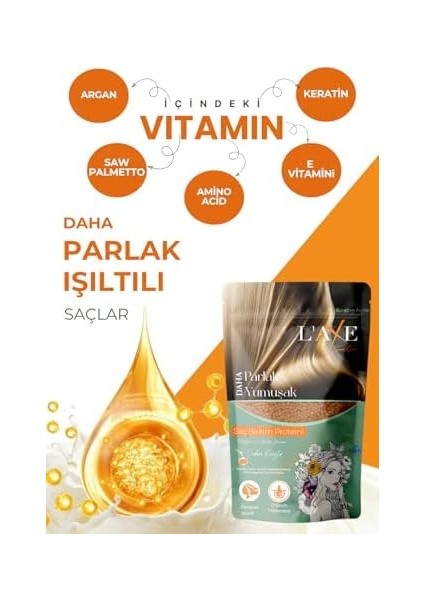 Hasarlı-Kabaran Saçlara Bakım Terapisi | Saç Bakım Proteini | 50 Gram modelleri