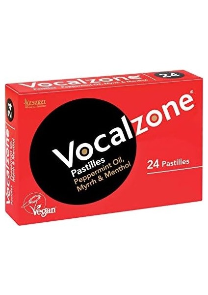 Vocalzone Boğaz Pastili - Klasik 24 Adet