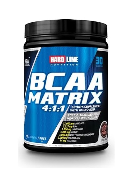 Hardline Nutrition Bcaa Matrix - Böğürtlen Aromalı, 630 gr modelleri