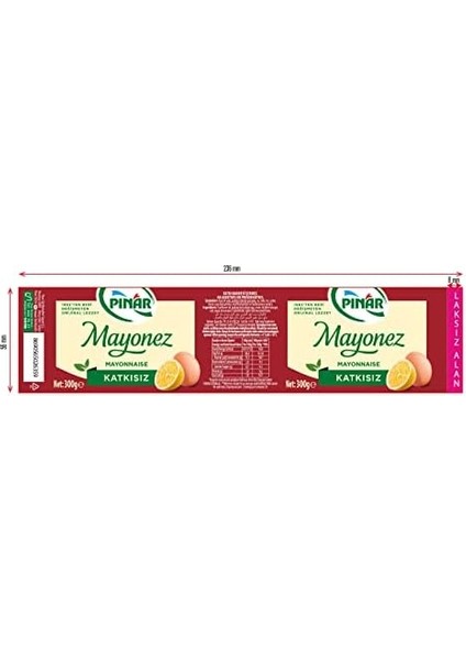 Pınar Mayonez Kavanoz 300 Gr. fiyatları