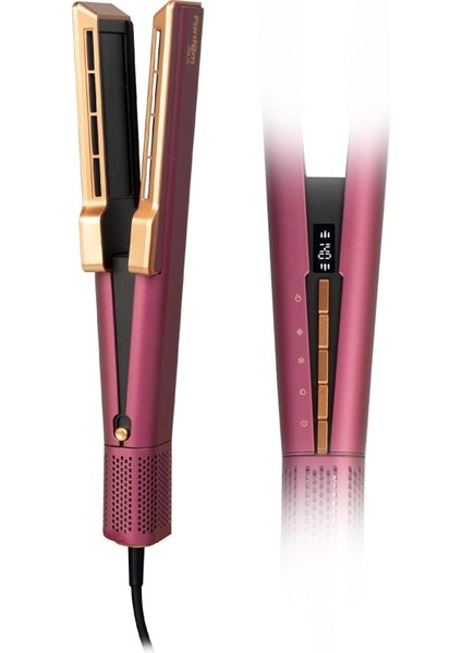 Fantom Jolie HS1600 Hava Üflemeli Dijital Isı Göstergeli Iyon Etkili Saç Düzleştirici Mürdüm fiyatları