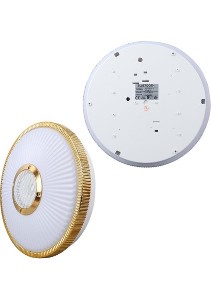 PM-27332 Beyaz 34*8.5 cm 24 Watt Bluetooth Hoparlörlü Tavan Aydınlatma (AL-BL300) Tornavida Hediyeli