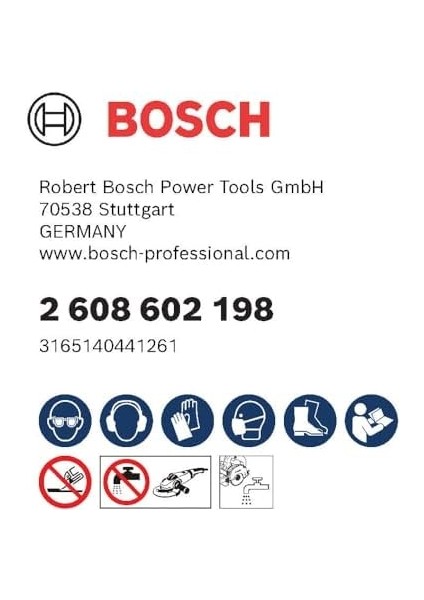 Professional Accessories Concrete Için Kesim Diski, 150 x 22,23 x 2 x 10 Mm, 1-Pack, 2608602198 modelleri