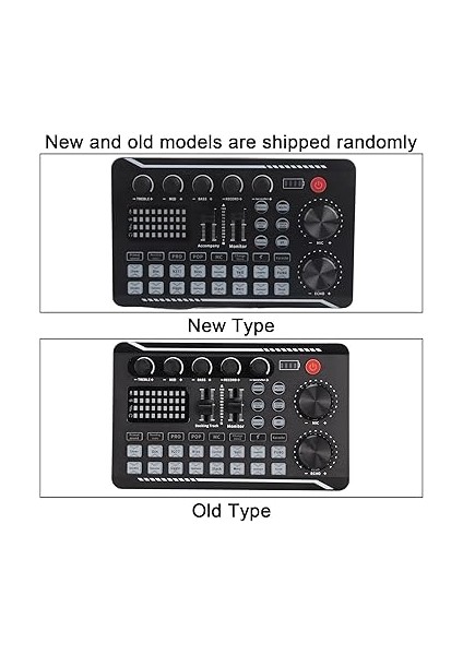 Canlı Modlar: Canlı Ses Kartı F998 Canlı Ses Kartı 16 Bit 44.1khz Çift Kanallı Çok Fonksiyonlu Ses Mikseri Bilgisayarlar Için Cep Telefonları Karaoke Modları Yaşayan Offe Live Canlı modelleri