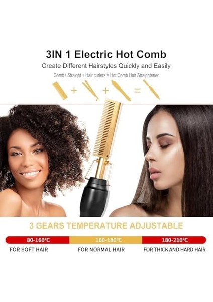 Bolivia's Sıcak Tarak Saç Düzleştirici, Profesyonel Seramik Yüzeyli, Hızlı Isınan Çift Fonksiyonlu Saç Şekillendirici, Ev ve Seyahat Kullanımı Için Pratik Çözüm modelleri