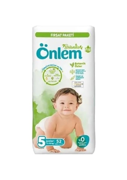 Önlem Botanika Bebek Bezi Fırsat Paketi Junior 52 Adet