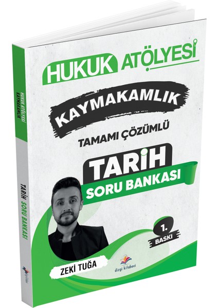 Dizgi Kitap Yayınları Hukuk Atölyesi Kaymakamlık Tamamı Çözümlü Tarih Soru Bankası Zeki Tuğa fiyatları