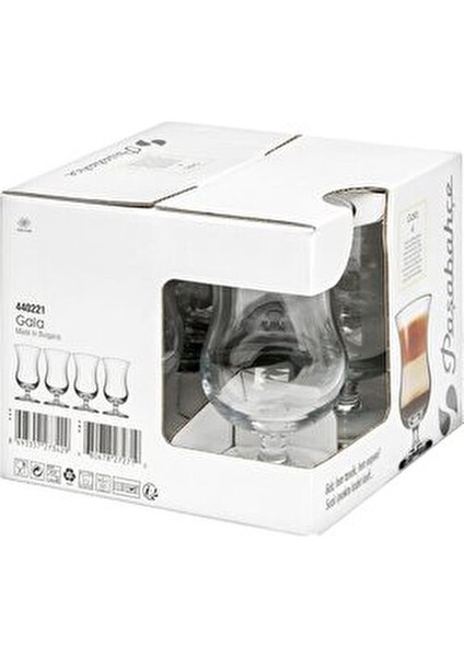 440221 Ayaklı Gala Çay Bardağı 4'lü