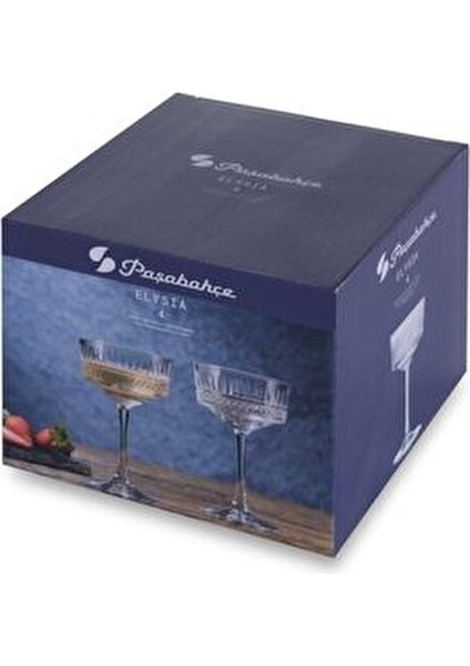 Elysia Kadeh 4'lü Set Şık Tasarım Cam Malzeme ile Sunum İçin modelleri