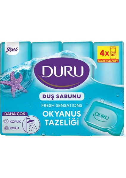 Fresh Duş Sabunu Okyanus Esintisi 4X150 G