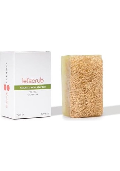 Let'scrub Doğal Kabak Lifli Çay Ağacı Sabunu - Shea Yağı Ile Zenginleştirilmiş Nem Bombası 130 gr fiyatları