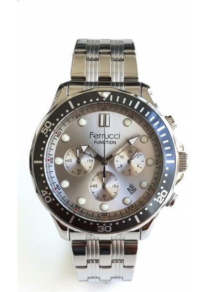 Erkek Kol Saati Gümüş Renk, Metalik Kadran - Şık Metal Kordon, 2 Yıl Garantili