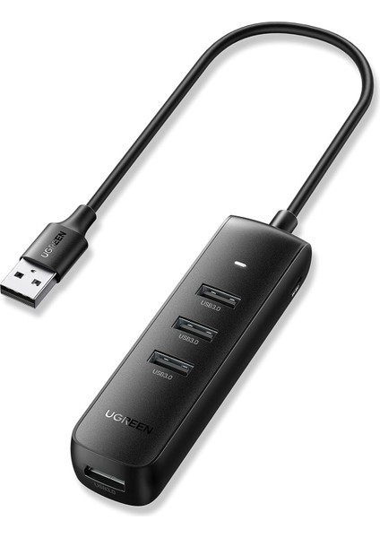 Ugreen USB Hub USB Splitter 3.0 Ultra Ince 4 Bağlantı Noktalı USB Adaptörü.