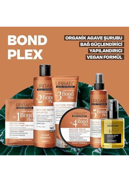 Urban Care No: 4 Bond Plex Yıpranma Karşıtı Yoğun Saç Bakım Maskesi 230 Ml- Vegan modelleri