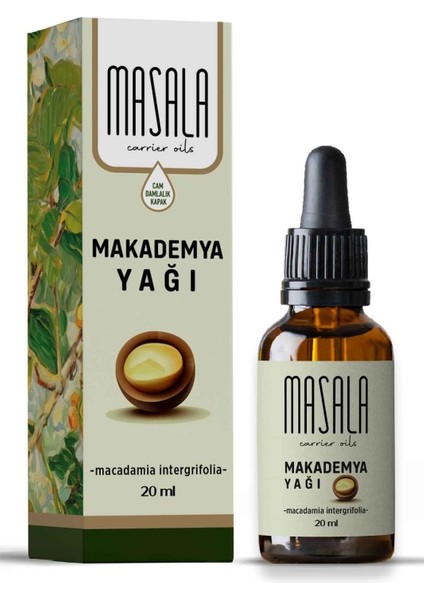 Masala Soğuk Pres Macadamia Yağı 20 Ml. (Macadamia Carrier Oil) modelleri