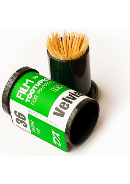 Dörtgen Fotoğraf Filmi Şeklinde Kürdanlık Kürdan Tutucu Kutu (4940) modelleri