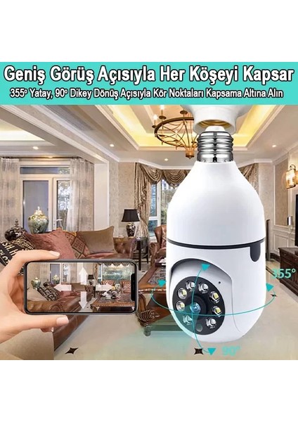 Ampul Kamera Harekete Duyarlı Gece Görüşlü (4940)