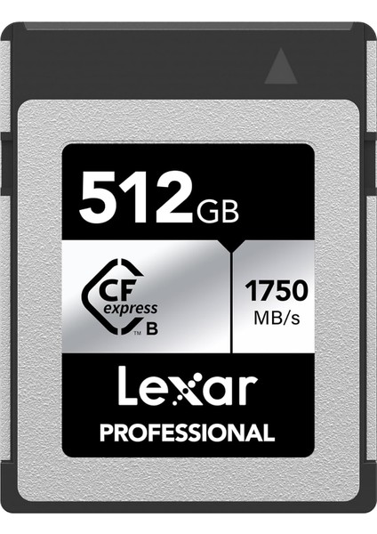 Profesyonel Cfexpress Tip-B 512 GB Gümüş Maksimum Okuma 1750 Mb/s Maksimum Yazma 1.300 Mb/s Üreticileri, LCXEXSL512G-RNENG Destekler