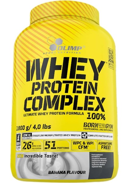 Olimp Whey Protein Complex - Muz, 1800 gr