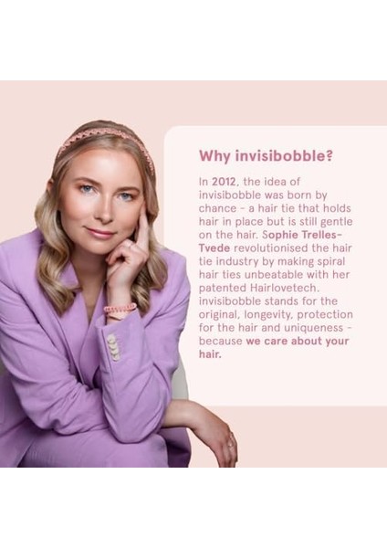 Invisibobble - Sprunchıe Extra Care Soft As Silk - Kadife Kumaş Kaplı Saç Tokası modelleri