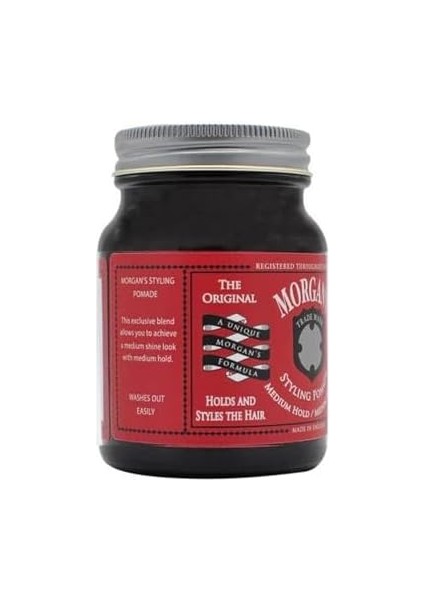 Morgan's Medium Hold & Shine - Orta Tutucu Parlaklık Veren Şekillendirici Pomad (Red Label) 100 gr modelleri