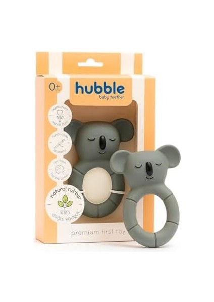 Bebek Diş Kaşıyıcı ve Oyuncak - Koala Halkalı Şekilli Dişlik (%100 Doğal Kauçuk) modelleri