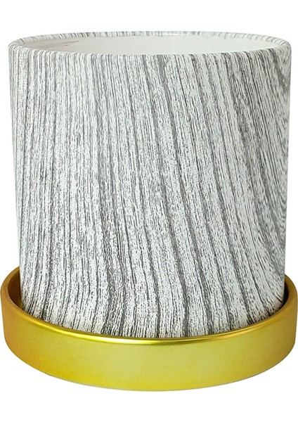 Gardenzone Desenli Seramik Saksı 16.5*16.5*16.5 cm 2 Adet